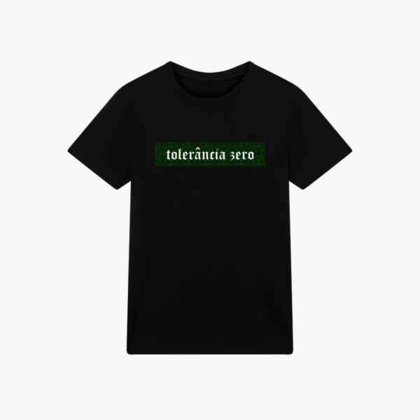 T-Shirt Tolerância Zero - Preta - Image 2