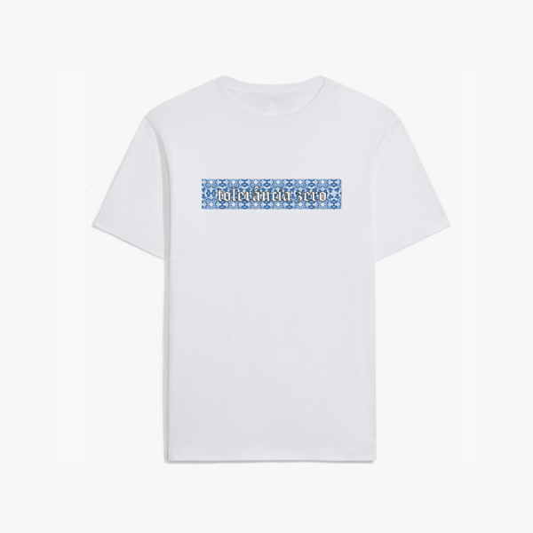 T-Shirt Tolerância Zero - Branca
