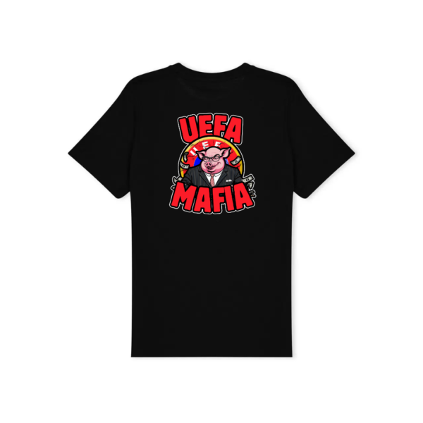 T-shirt "UEFA MAFIA" - Frente & Costas - Image 4