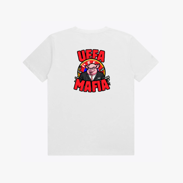 T-shirt "UEFA MAFIA" - Frente & Costas - Image 2